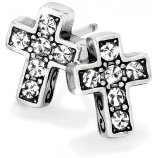 Earrings - Brighton Starry Night Cross Mini Post