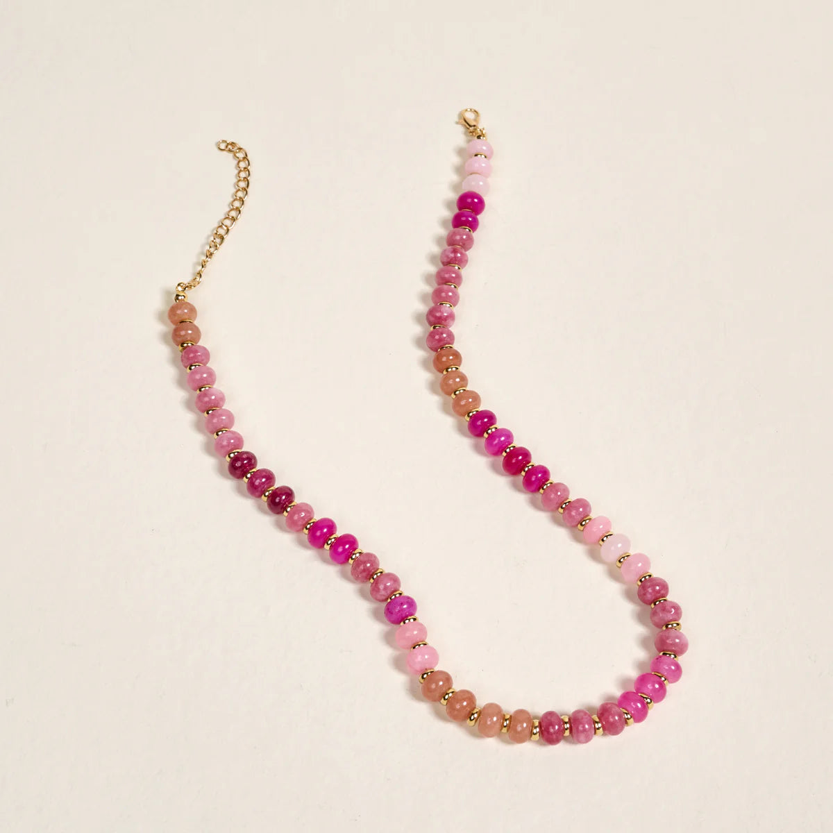 Necklace - Pretty Pinks Stone Candy