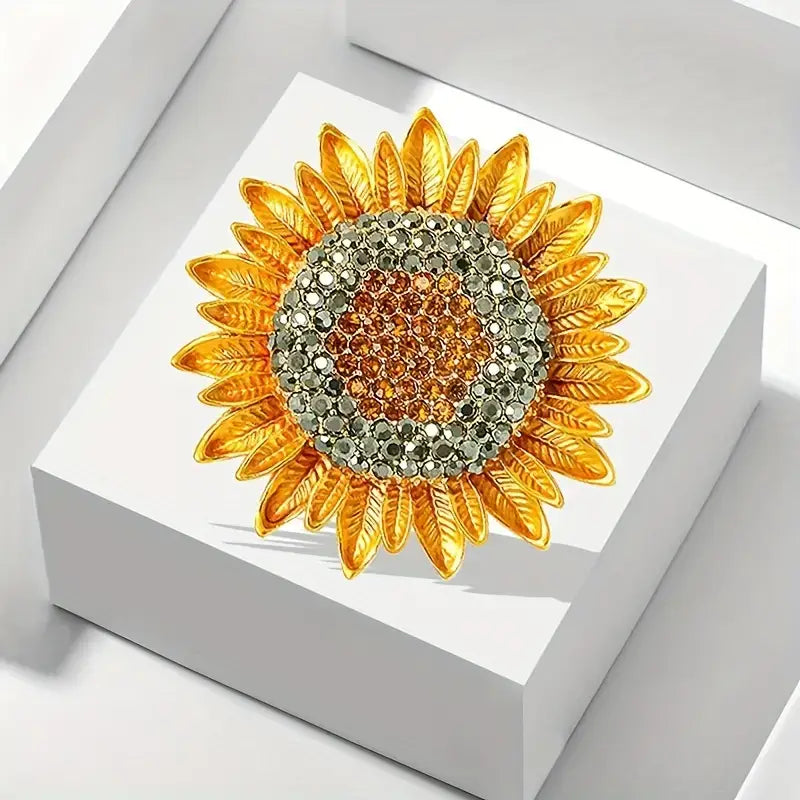 Jewelry | Brooch Sunflower