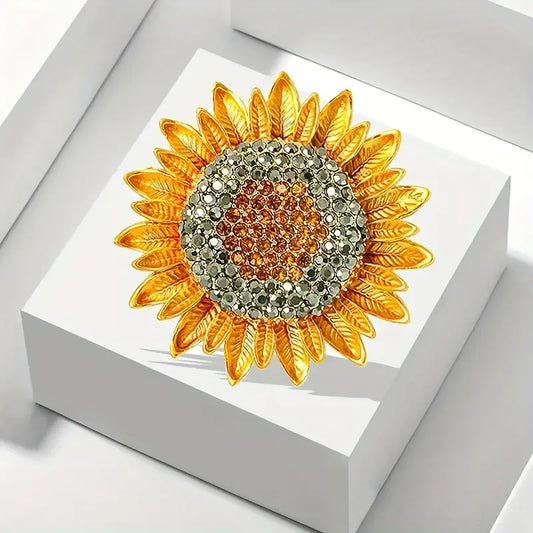Jewelry | Brooch Sunflower