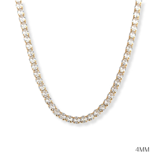 Tennis Necklace 4mm