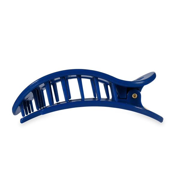 Teleties Hair Clip - Flat Round Large Texas Rangers