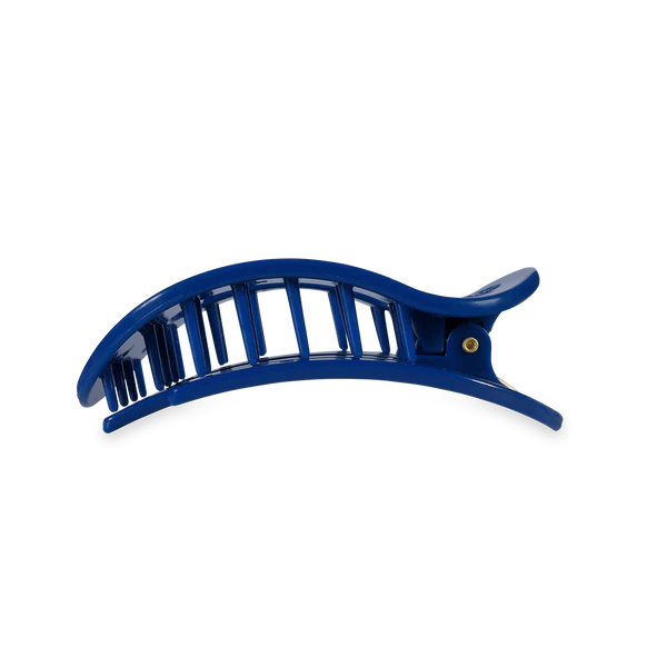 Teleties Hair Clip - Flat Round Medium Texas Rangers