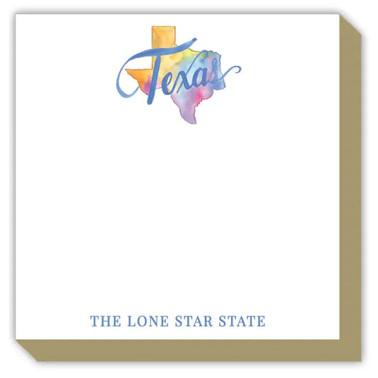 Texas Hand Painted Icons Notepad