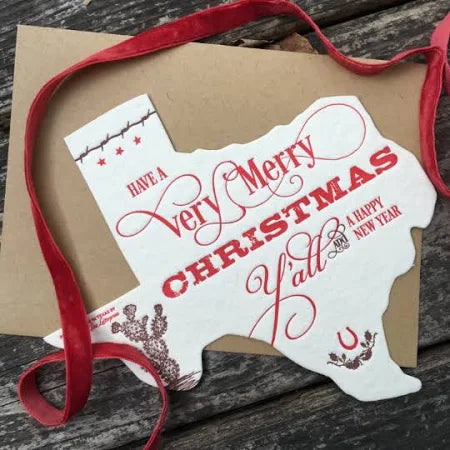 Texas Very Merry Christmas Card