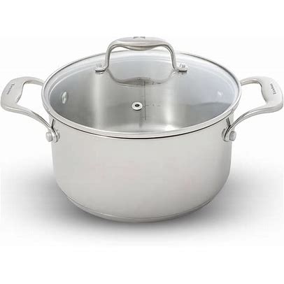 Tabletop | Silver Stainless Steel Casserole W Lid