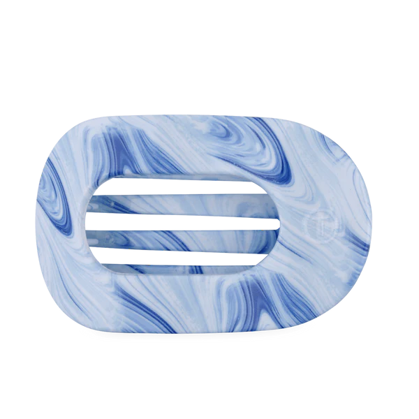 Teleties Hair Clip - Flat Round Large Tide & True