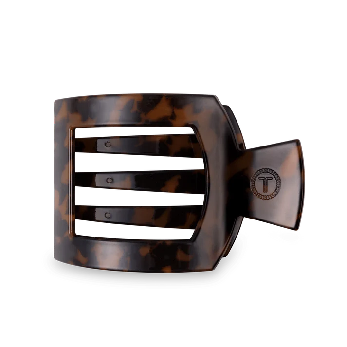 Teleties | Flat Square Large Tortoise Hair Clip