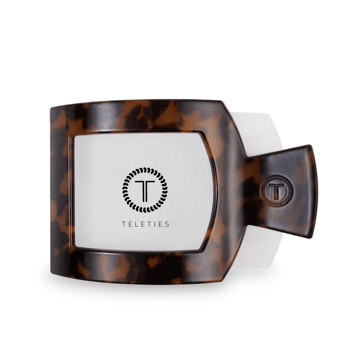 Teleties | Flat Square Large Tortoise Hair Clip