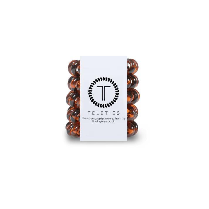 Teleties Tiny Hair Ties • Tortoise