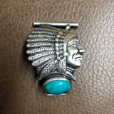 Turquoise | Apple Watch Band - Wild Horse Indian Chief with Turquoise
