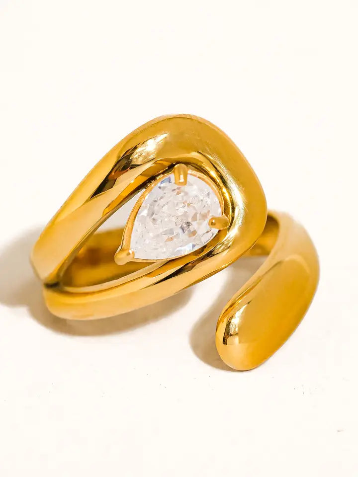 Vana Marquise CZ Open Ring