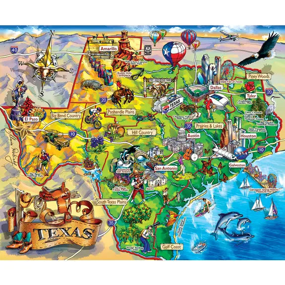 Puzzle - Texas 1000+