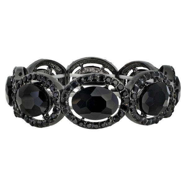 Oval Gemstone Bracelet