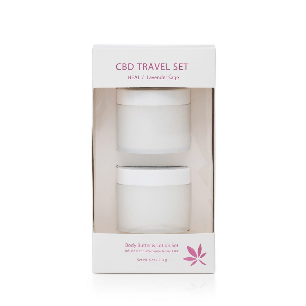 Yuzu CBD Travel Set - Lavender Sage