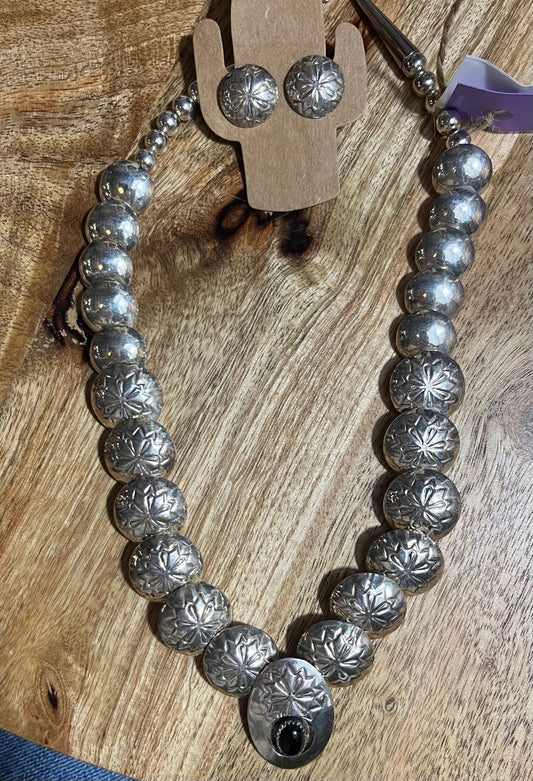 Turquoise | Authentic Navajo Reversible Bead Design Necklace