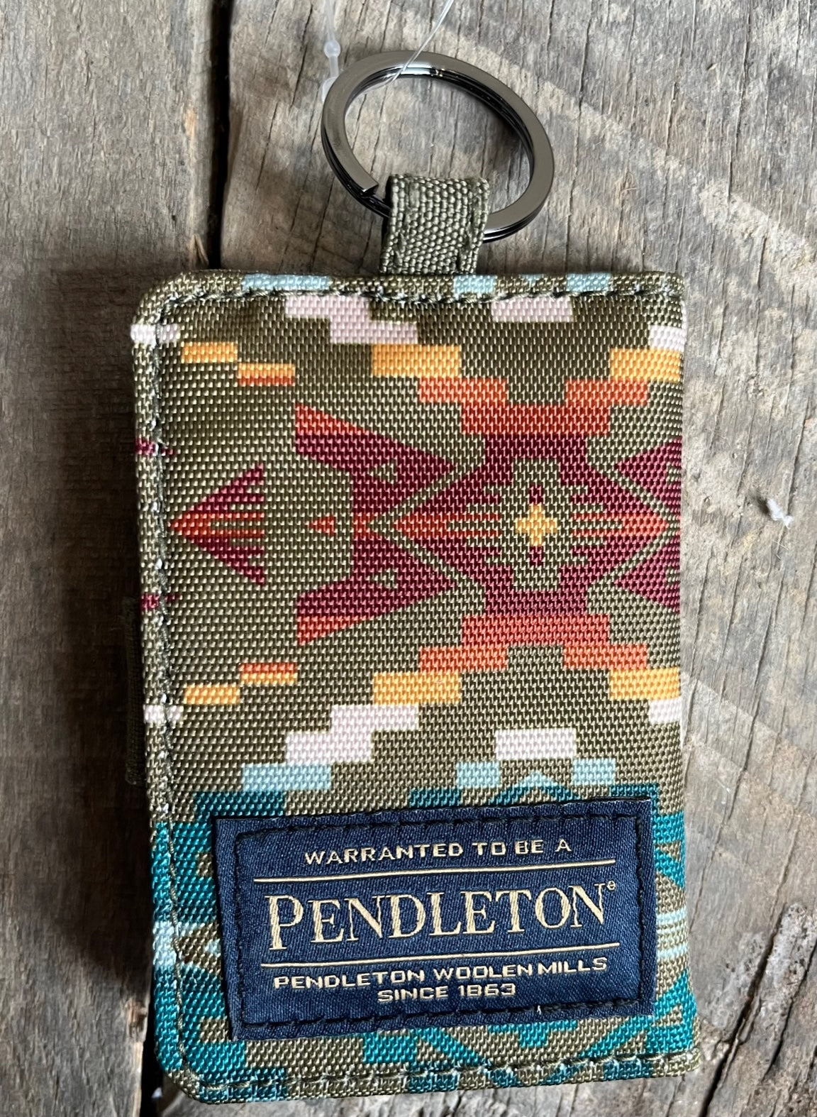 Pendleton Carico Lake Olive Keyring Wallet
