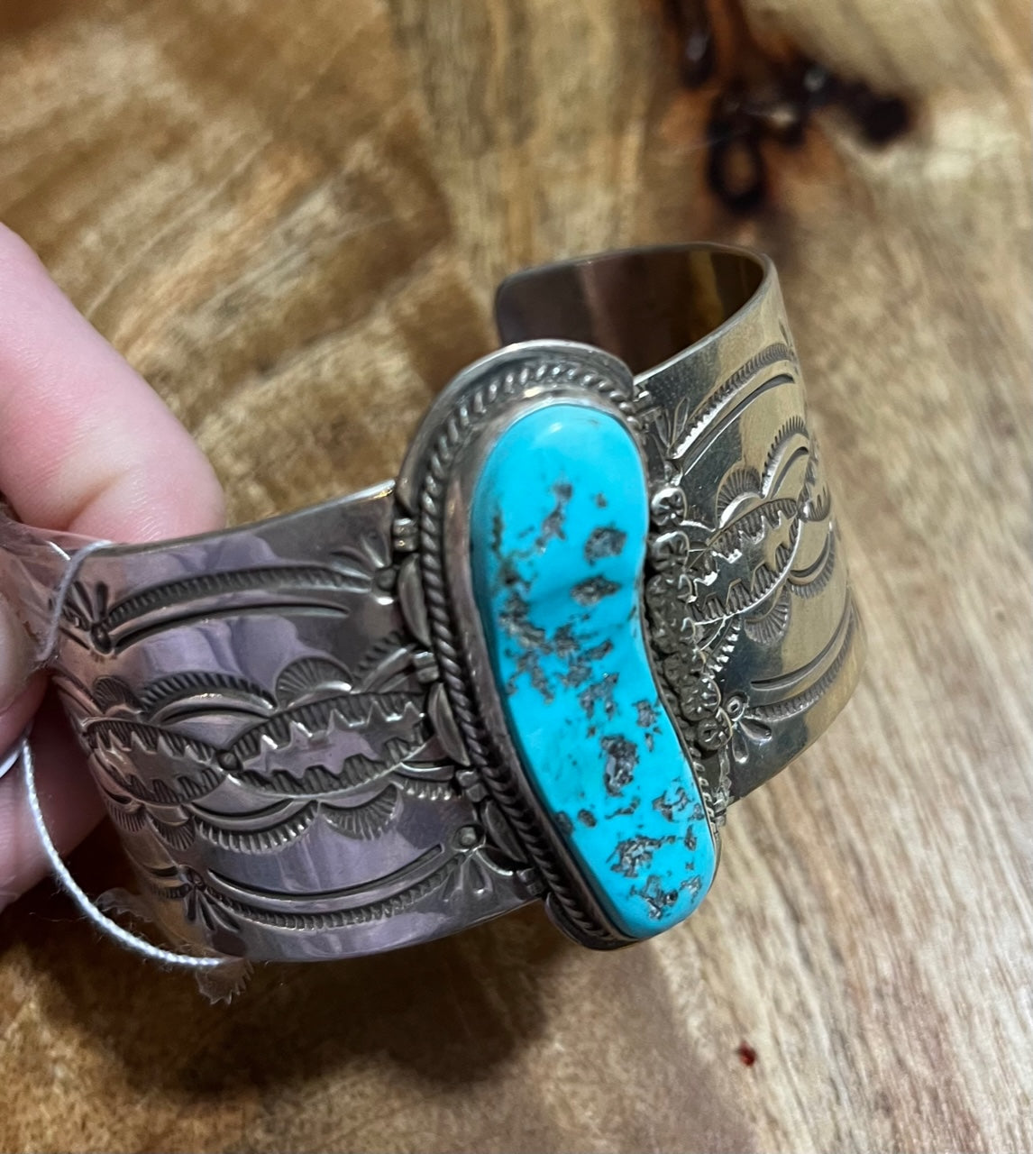 Authentic Nugget Turquoise Cuff