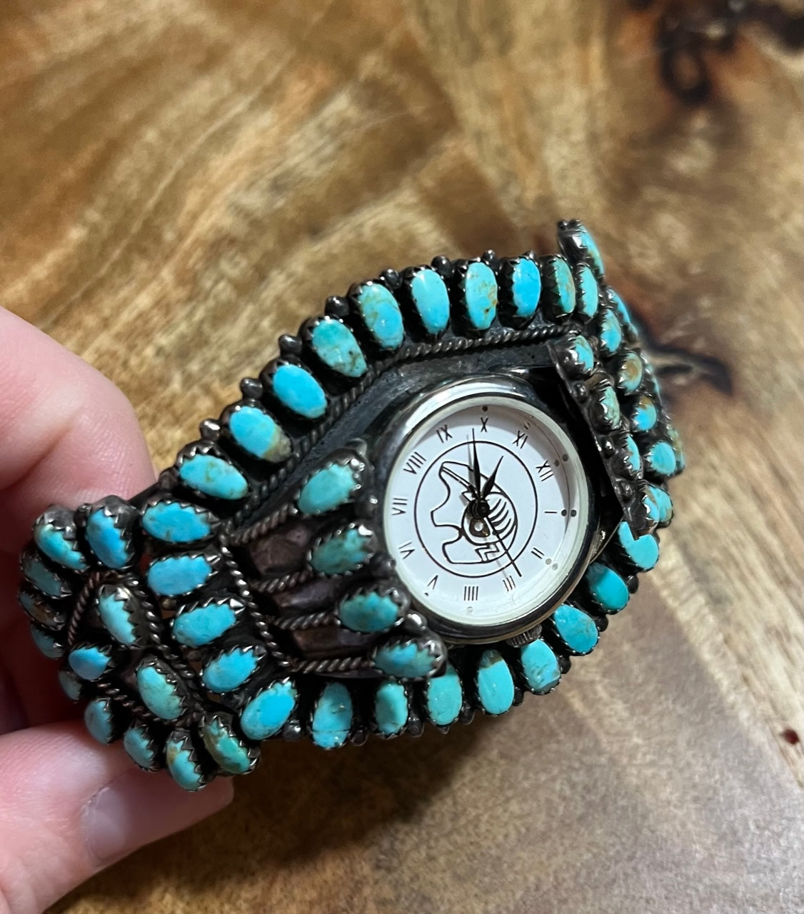 Authentic Turquoise Wrist Watch Cuff
