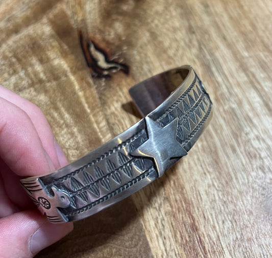 Turquoise | Authentic Navajo Star Cuff