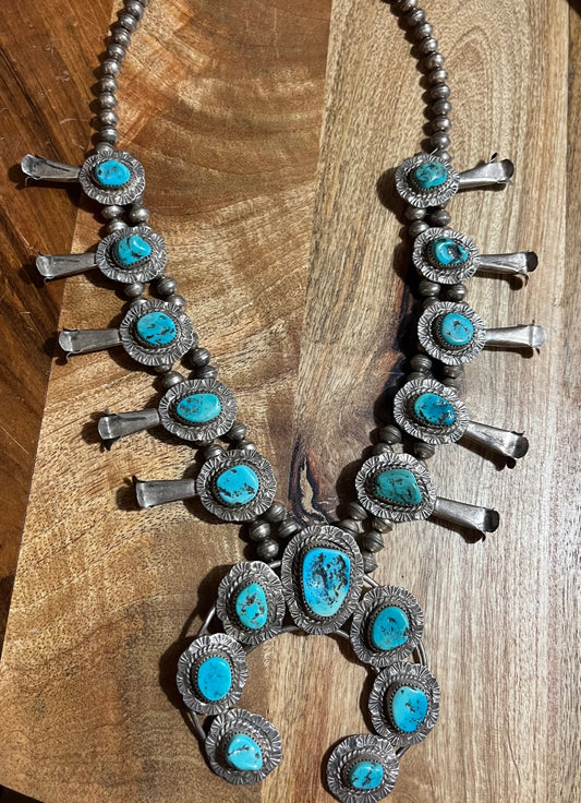 Turquoise | Authentic Turquoise Squash Blossom