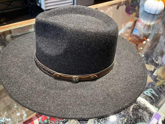 Hats | CC Black w/black and brown band