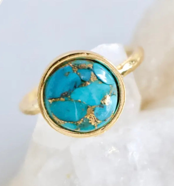 Turquoise Solitaire Ring