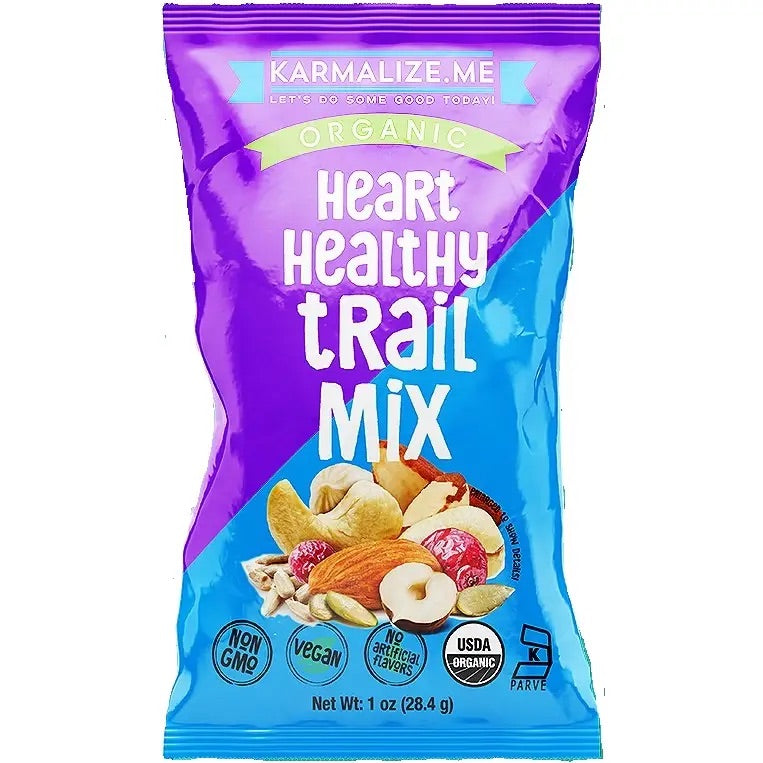 Snacks | Organic Heart Healthy Trail Mix 1-oz Bag