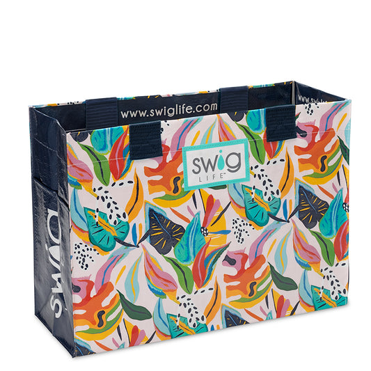 Bags | Swig Tote Calypso Laminated Tote