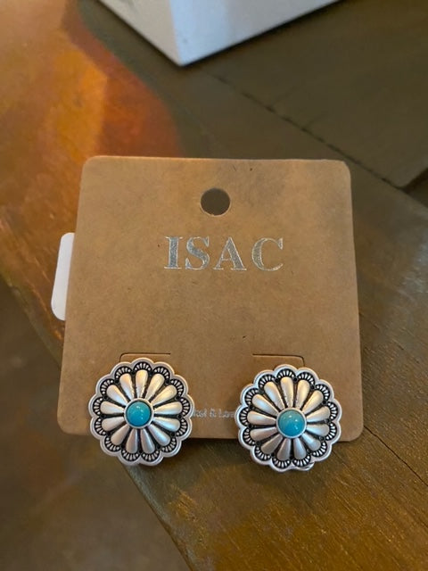 natural stone post earrings